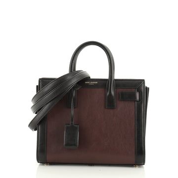 Saint Laurent Sac de Jour Bag Leather Nano