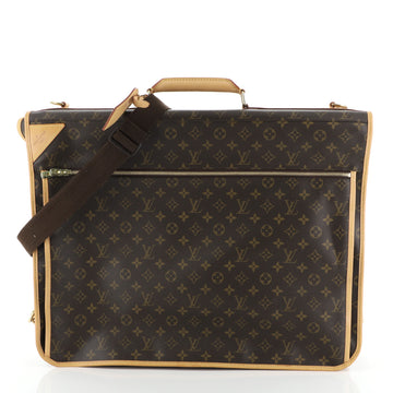 Louis Vuitton Garment Carrier Bag Monogram Canvas Two Hangers