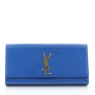 Saint Laurent Classic Monogram Clutch Patent Long