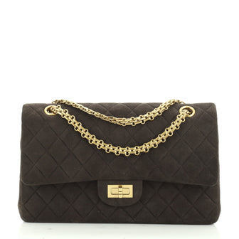 Chanel Reissue 2.55 Flap Bag Quilted Suede 225