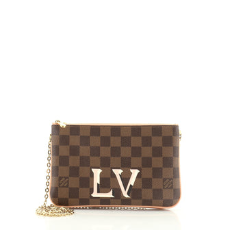 Louis Vuitton Pochette Double Zip Damier 