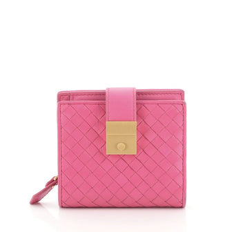 Bottega Veneta French Wallet Intrecciato Nappa Compact