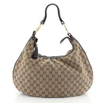 Gucci Interlocking Hobo GG Canvas Medium