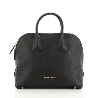 Burberry Greenwood Bowling Bag Grainy Leather Medium