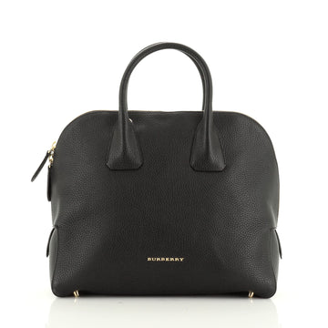 Burberry Greenwood Bowling Bag Grainy Leather Medium