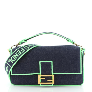 Fendi Baguette NM Bag Denim Large