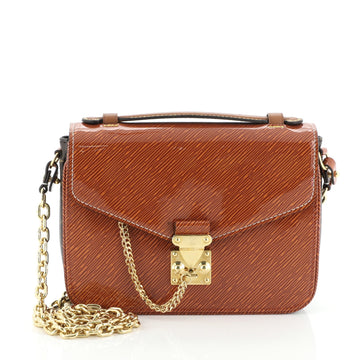 Louis Vuitton Pochette Metis Shiny Epi Leather with Reverse Monogram Canvas Mini