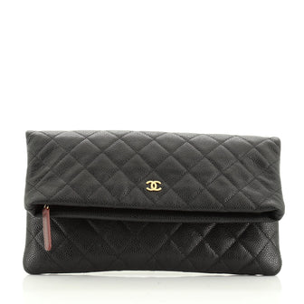 Chanel Beauty CC Clutch Quilted Caviar 