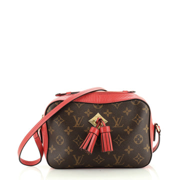Louis Vuitton Saintonge Handbag Monogram Canvas with Leather 