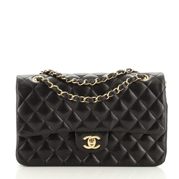 Chanel Vintage Classic Double Flap Bag Quilted Lambskin Medium