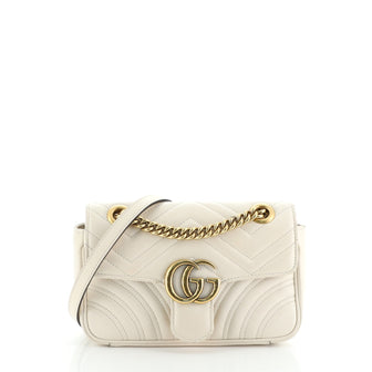 Gucci GG Marmont Flap Bag Matelasse Leather Small