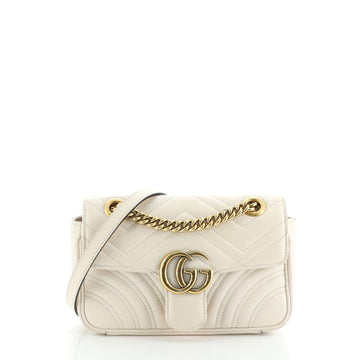 Gucci GG Marmont Flap Bag Matelasse Leather Small