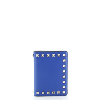Valentino Rockstud Passport Cover Leather 