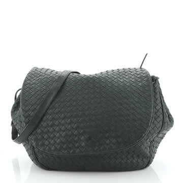 Bottega Veneta Flap Messenger Bag Intrecciato Nappa Medium