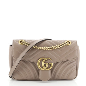 Gucci GG Marmont Flap Bag Matelasse Leather Small