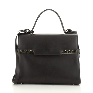 Delvaux Tempete Top Handle Bag Leather GM