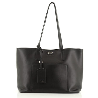 Prada Front Pocket Shopping Tote City Calfskin 