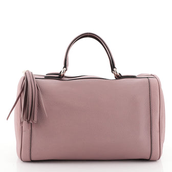 Gucci Soho Boston Bag Leather 