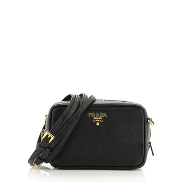 Prada Zip Crossbody Bag Saffiano Leather Small