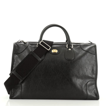 Gucci Zip Convertible Duffle Bag Leather Medium