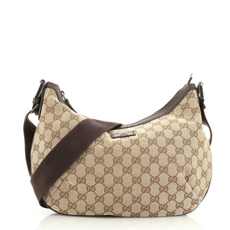 Gucci Web Saddle Messenger GG Canvas Medium