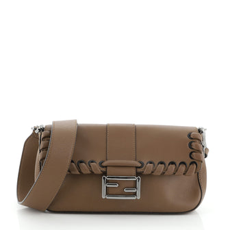 Fendi Baguette Whipstitch Leather 