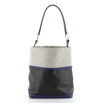 Hermes Col Roule Bag Toile and Vache Hunter 25