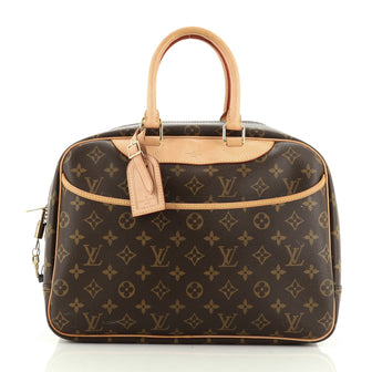 Louis Vuitton Deauville Handbag Monogram Canvas 