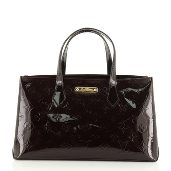 Louis Vuitton Wilshire Handbag Monogram Vernis PM