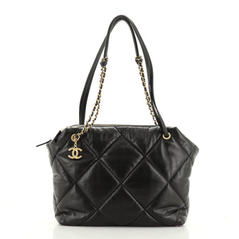Chanel Paris-New York Bowling Bag Quilted Lambskin Medium