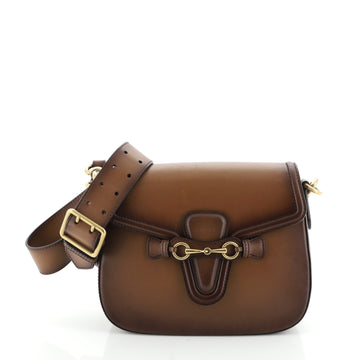 Gucci Lady Web Shoulder Bag Leather Medium