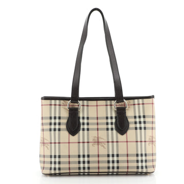 Burberry Regent Tote Haymarket Canvas 