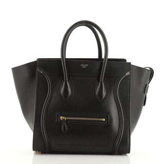 Celine Luggage Bag Smooth Leather Mini