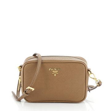 Prada Zip Crossbody Bag Saffiano Leather Mini