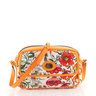 Gucci Shoulder Bag Flora Canvas Small