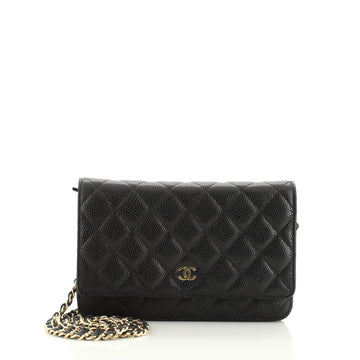 Chanel Wallet on Chain Quilted Caviar