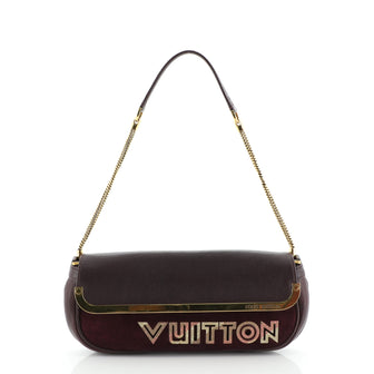 Louis Vuitton Avant Garde Pochette Leather with Suede 