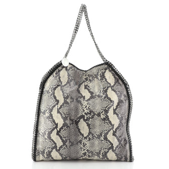 Stella McCartney Falabella Tote Faux Python Large