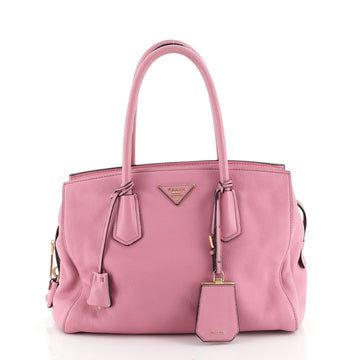 Prada Zip Around Convertible Tote Vitello Daino Medium