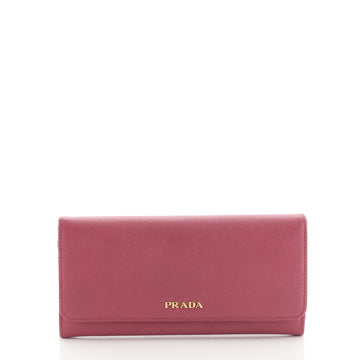 Prada Flap Wallet Saffiano Leather Long