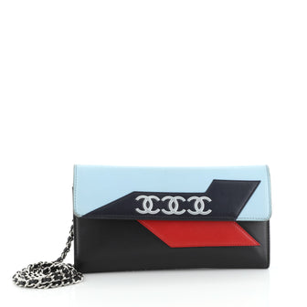 Chanel Airlines Wallet on Chain NM Lambskin Small