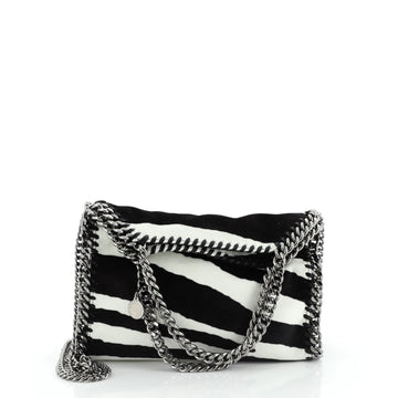 Stella McCartney Falabella Fold Over Bag Printed Velvet Mini