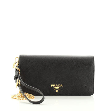 Prada Wallet on Chain Saffiano Leather 