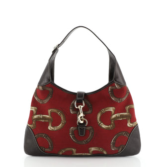 Gucci Jackie O Bouvier Hobo Printed Canvas Medium