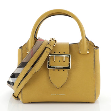 Burberry Buckle Tote Leather Small