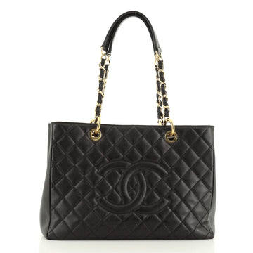 Chanel Grand Shopping Tote Quilted Caviar 