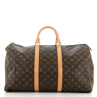 Louis Vuitton Keepall Bag Monogram Canvas 50