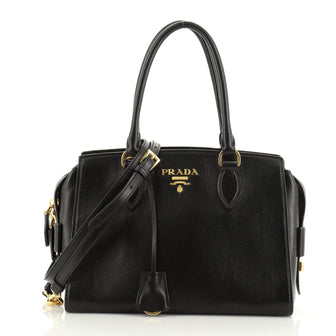 Prada Top Handle Satchel Glace Calf Small