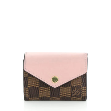 Louis Vuitton Zoe Wallet Damier and Leather 