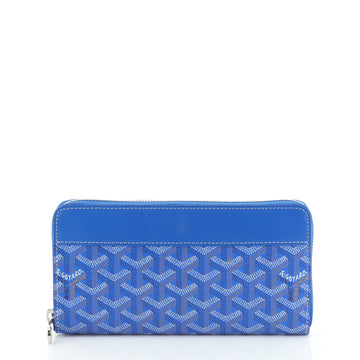 Goyard Matignon Zip-Around Wallet Coated Canvas with Leather 